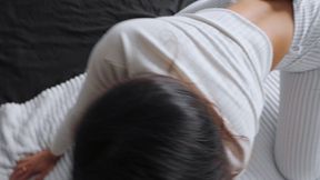 miss savage s sloppy blowjob with cumshot on tits