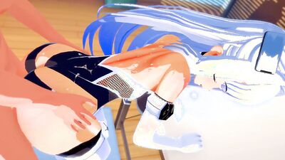 Watch this busty babe polish pecker & get plowed in 3D hentai party