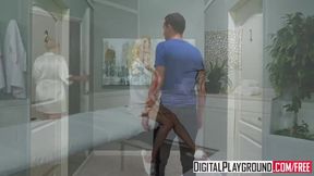 Stepson drills MILF while she gives a sensual massage