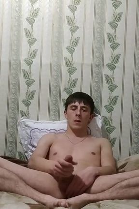 Wanking a Big Cock in Front of the Camera