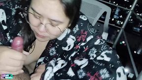 DELICIOSA MAMADA AL AIRE LIBRE en el BALCON (Me encanta el exhibicionismo)