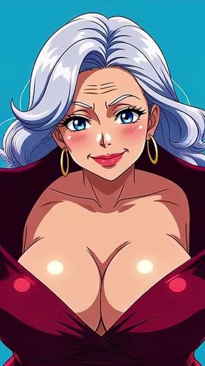 Cartoon Granny Animation Tits
