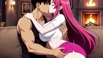 Stepmom with big tits teaches stepson how to handle creampies in this hentai cartoon