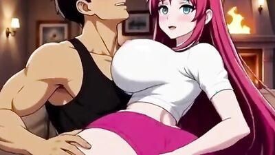 Stepmom with big tits teaches stepson how to handle creampies in this hentai cartoon
