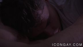 Beefy hunk passionately ass fucks his younger boyfriend