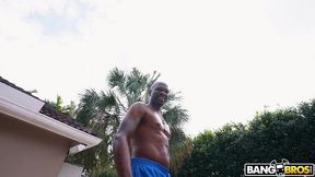 alana rose takes the giant chocolate cock