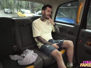 Female Fake Taxi - Polish redhead Cherry Candle caught cheating blow job vagina licking sexy public sex