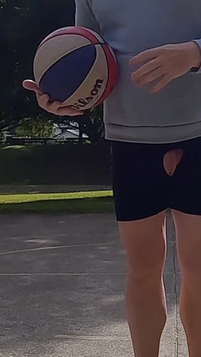 Powerful moment from &quot;Straight guy playing basketball in public with his dick out.&quot;