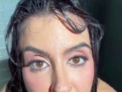 Lena The Plug Playing With A Dildo In The Shower