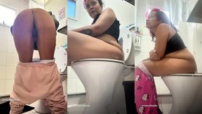 real daily toilet farts & pee compilation personal bathroom moments