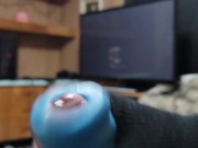 Cumming inside fleshlight again uwu