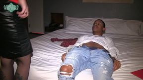 Stepson has a huge black dick