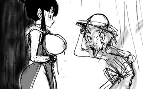 Kamesutra Dbz Erogame 38 Showing Her Tits to Her Old Neighbor