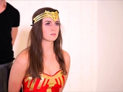 Wonderwoman handcuffed