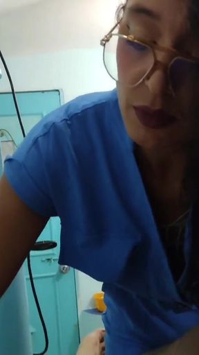 Emotional moment from &quot;Doctor Checks Anus Male Patient Prostate Milk Treatment #006 Part 1&quot;