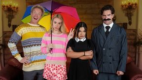 Step Daughters Use Dark Magic To Summon Some Real Men But They Accidentally Summon Their Stepdads With Clarke Kent, Khloe Kingsley And Ken Feels