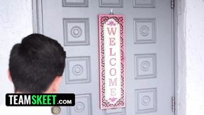 GF Craves Cream Pie &mdash;  Jumps On BF&#x2019;s Pole Till Satisfied!