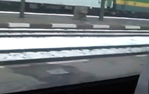 Veronika picked up on the train