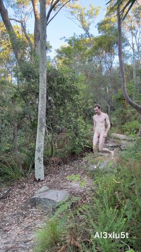Public exhibitionist caught cumming in a public place