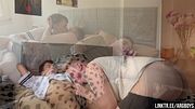 Don't Make a Noise so your Step-Brother won't Notice! - Threesome with Big Cock Tattoed Latino Twink