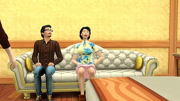 How To - Japanese husband shares his wife with his virgin stepson who is sick making the characters