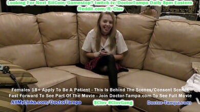 First gynecological exam takes an unexpected turn with Doctor Tampa and nurse Jasmine Rose