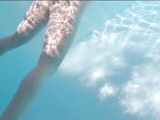 Curvy Ginger Redhead Underwater Footjob and Moist Hairjob - Cum on Lengthy Hair