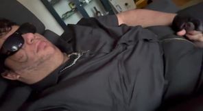Loudly moaning as cum flows uncontrollably.