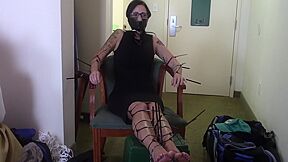 Zipped Up And Wrap Gagged