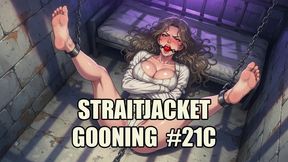 Straitjacket Gooning #21C: Locked Inside Her Straitjacket Goon State (Animated, Music)