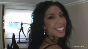 Kayla's last dance ends in face-crushing &mdash;  throat-gobbling &mdash;  hard-pumping &mdash;  cock&#x1F346;-sucking depravity