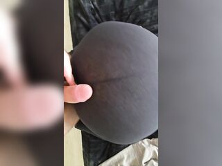 DRY HUMPING!! until he cums all over my new leggings