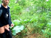 Extreme dick shake while having orgasm public