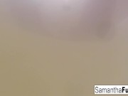 Samantha Saint bathtub sex with Abigail Mac