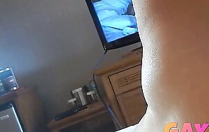 Raw cock riding by amateur with a big dick up close.