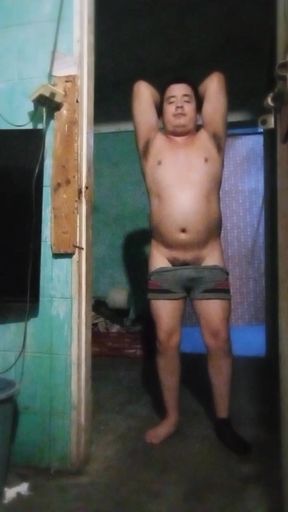 Jesus in boxer pulling his penis chapter 13