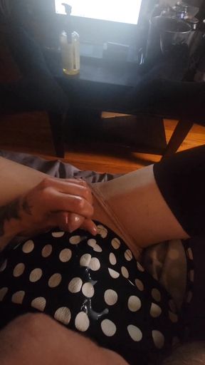 Slow motion cum shot