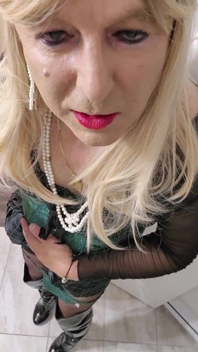 Meeting with my thigh-high boots