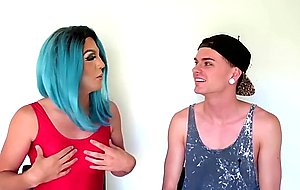 Drag queen transforms man