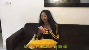 She was in the living room feeling horny had to come through