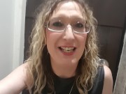 Pissing in the toilets and having a taste. Essex Girl Lisa is at it again