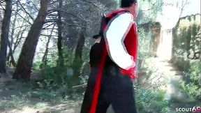 Monster Tits Mature Gina Snake Rough Cosplay Outdoor MMF Threesome Fuck