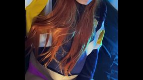 Trans girl takes a huge cumshot