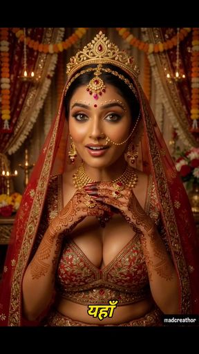 Bride in traditional Indian attire