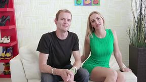 Sexy Tall Wife Afina Levi Makes Her Useless Husband Watch DTW2885