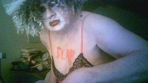 CumDump Sarah smokes, wanks and  fucks her shitpipe cunt hole