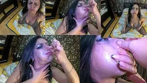 Breath Holding in Pantyhose & Shiny Bra � Puffy Cheeks, Red Face & Intense Struggle