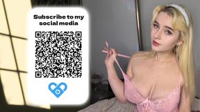 Blonde Anal Dildo Ride