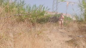 Nude Boy in Outdoor