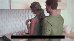 Hogan Eating His Mother In Law Pussy In Kitchen